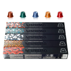 Nespresso World Explorations Pack: Vivalto, Linizio, Fortissio, Envivo, Shanghai Lungo, 50 Capsules