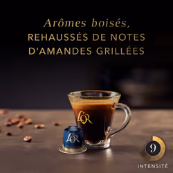 L?OR Espresso Coffee Ristretto Decaffeinato Intensity 9 ? Nespresso?* Compatible Aluminium Coffee Capsules - 10 Packs of 10 Capsules (100 Drinks)