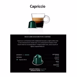 Nespresso Capsules UK - 30x Capriccio - Original Nestl? - Espresso Coffee