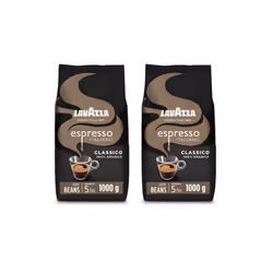 Lavazza, Espresso Italiano Classico, Coffee Beans, Ideal for Espresso Coffee Machines, with Flowery & Fruity Aromatic Notes, ...