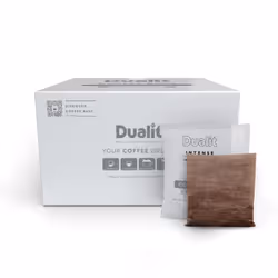 50 Premium Intense Coffee Bags by Dualit - Compostable Coffee Bag with Recyclable Sachet For Easy, Mess Free Coffee On The Go ...