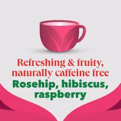 PG Tips Raspberry Leaf Tea Bags - Bulk, Individually Wrapped, Refreshing Fruit Flavoured, 6 Packs, 150 Envelopes
