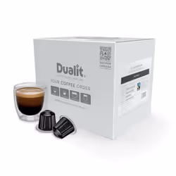 Nespresso? Compatible* Intense Recyclable Aluminium Coffee Capsules by Dualit | 50 Pack - 5 X 10 Pk - 50 Servings of Premium ...
