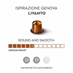 50 Nespresso Livanto Coffee Capsules ?