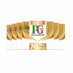 PG Tips Gold | Black Tea Bags Bulk | Indulgent, Velvety & Rich Black Tea | Perfect Flavour Release | 6 Packs | 420 Plant Base ...