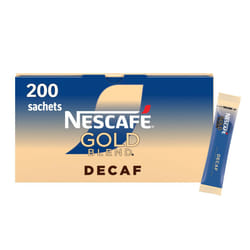 NESCAF? Gold Blend Decaf Instant Coffee Sachets - 200 x 1.8 g Sticks