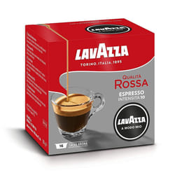 Lavazza A Modo Mio Qualita Rossa , 36 Coffee Capsules, with Chocolate and Dried Fruit Notes, Arabica and Robusta, Intensity 10/13, Medium Roasting, 1