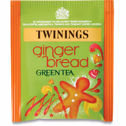 Twinings Gingerbread Green Tea, 80 Envelopes (Multipack of 4 x 20 Envelopes)