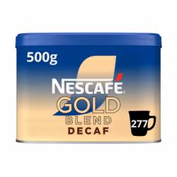 NESCAF? Gold Blend Decaf Instant Coffee 500g Tin