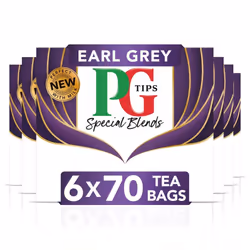 PG Tips Special Blends, Earl Grey Tea Bags Bulk, Refreshing, Light & Citrusy With Bergamot Notes, 6 Packs, 420 Plant Based Bi ...