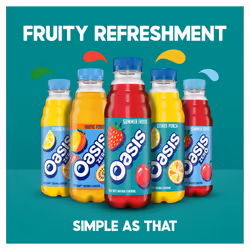 Oasis Exotic Fruits Zero 12 x 500ml