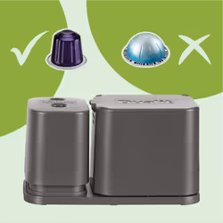 Dualit EcoPress? Duo Max Aluminium Coffee Capsule Recycling Tool - Compatible with Nespresso? & Dualit Capsules & Coffee Grounds