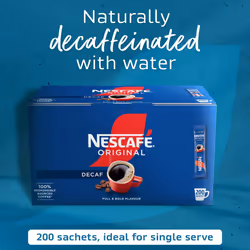 NESCAF? Original Decaf Instant Coffee Sachets - 200 x 1.8g Sticks