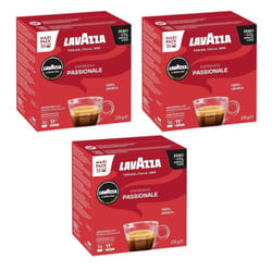 Lavazza A Modo Mio Espresso Passionale Coffee Capsules (Pack of 3, Total 108 Pods)
