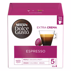 NESCAF? Dolce Gusto Espresso Coffee Pods (Pack of 3, Total 90 Capsules)