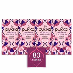 Pukka Herbs | Elderberry and Echinacea Organic Herbal Tea Box | Infusion With Aniseed and Ginger | Perfect For Everyday Suppo ...