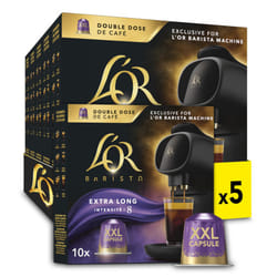 L?OR BARISTA Double Lungo Profondo XXL Aluminium Coffee Capsules (5 X 10 Pods) Intensity 8