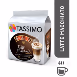 Tassimo Baileys Latte Macchiato Coffee Pods x8 (Pack of 5, Total 40 Drinks)