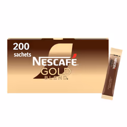 NESCAF? Gold Blend Medium Roast Instant Coffee Sachets - 200 x 1.8g Sticks