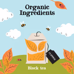 Clipper Tea Everyday Fairtrade Black Tea Bags Set of 1120 | Bulk Catering Pack of 1120 Teabags | Unbleached, Plastic Free & Biodegradable | Perfect