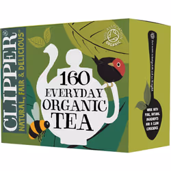 Clipper Organic Everyday Teabags, Black Tea Bags, Natural, Unbleached, Plant-Based Biodegradable & Sustainable Teabags, Eco C ...