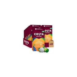 Costa Bold Colombian Single Origin Aluminium Coffee Pods (Pack of 10, Total 100 Coffee Capsules)