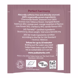 Pukka Herbs | Womankind Organic Herbal Tea Box | Chamomile, Shatavari, Vanilla, Cranberry, Rose, Hibiscus | Ideal For Balanced Harmony | Caffeine Free