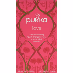 Pukka Herbs | Love Organic Herbal Tea Box | Chamomile, Lavender and Rose | Perfect For Uplifting Spirits | Caffeine Free | 4  ...