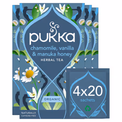 Pukka Herbs | Chamomile, Vanilla and Manuka Honey Organic Herbal Tea Box | Infusion With Licorice & Fennel | Perfect For Calm ...