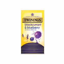 Twinings Blackcurrant & Blueberry Envelope Tea Bags - 4 x 20 (Total 80)