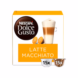 NESCAF? Dolce Gusto Latte Macchiato Coffee Pods (Pack of 3, Total 90 Capsules)