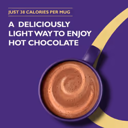 Cadbury Highlights Instant Hot Chocolate Sachets, Low Calorie Hot Chocolate Mix, 30 x 11 g Sachets Per Box (1 Box Total)