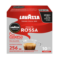 Lavazza, A Modo Mio Qualit? Rossa, Coffee Capsules, Arabica and Robusta, Full and Sustained Taste, Intensity 10/13, Medium Roasting, Compostable, 16