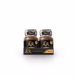 L'OR Classique Instant Coffee 100g (Pack of 6 Jars, Total of 600g)