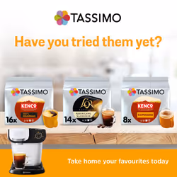 Tassimo Costa Americano Coffee Pods x16 (Pack of 5, Total 80 Drinks)