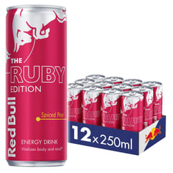Red Bull Energy Drink Ruby Edition Spiced Pear 250ml x12