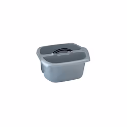 Addis 518523 Eco 100% Recycled Plastic Utility Cleaning Caddy with Twin Compartment and Handle, Light Grey, 9 litres