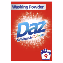 Daz Washing Powder Whites and Colours 9 Washes, 960g