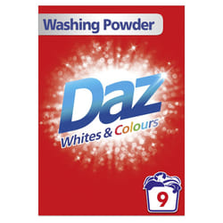 Daz Washing Powder Whites and Colours 9 Washes, 960g