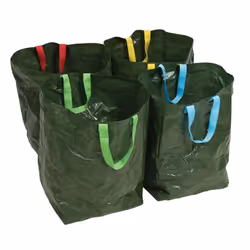 Silverline Recycling Bags 4pk 400 x 320 x 320mm (410631), Green