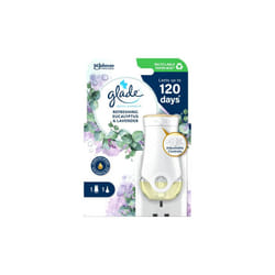 Glade Plug in Air Freshener Holder and Refill, Electric Scented Oil Room Air Freshener, Eucalyptus & Lavender, Pack of 4, (4 x Holder and 4 x 20 ml