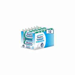 Regina Moist Toilet Tissue Chamomile ? 12 Pack, Each with 42 Flushable Wet Wipes ? Gently Nourishing with Soothing Chamomile ...