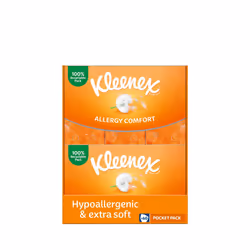 Kleenex Allergy Comfort Pocket Pack Tissues, 60 Pocket Packs