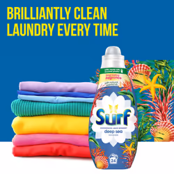 Surf Deep Sea Minerals Concentrated Liquid Laundry Detergent infused with natural essential oils for fresh and clean washing 8x 24 washes (192 washes)