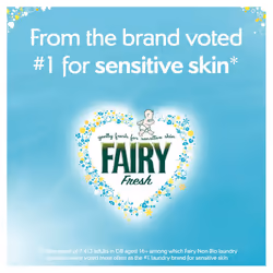 Fairy In-Wash Scent Booster, 6 packs x155 g, Silk Tree Blossom & Jasmine, Mild Freshness That Lasts