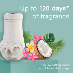 Glade Plug in Air Freshener Refill, Electric Scented Oil Room Air Freshener, Tropical Blossoms, Pack of 6 (6 x 20ml)