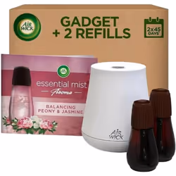 Air Wick Essential Mist Bundle Kit, Peony & Jasmine, 1 Device & 2 refill (20ml), Natural Essential Oils, Last up to 45 days, ...