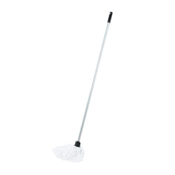 Addis Cotton Mop Made from Recycled Cotton with 3 Piece Handle in Metallic and Grey. Easy To Assemble