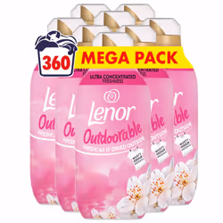 Lenor Outdoorable Fabric Conditioner 360 Washes (8x45), Dreamy Jasmine - Ultra Concentrated Freshness