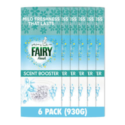 Fairy In-Wash Scent Booster, 6 packs x155 g, Fresh, Mild Freshness That Lasts